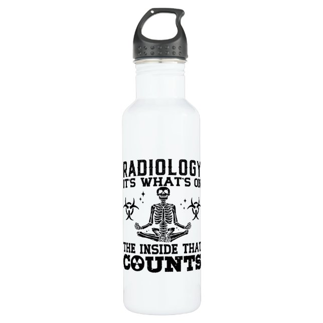 Garrafa Radiologia É o que está no raio tecnológico (Frente)