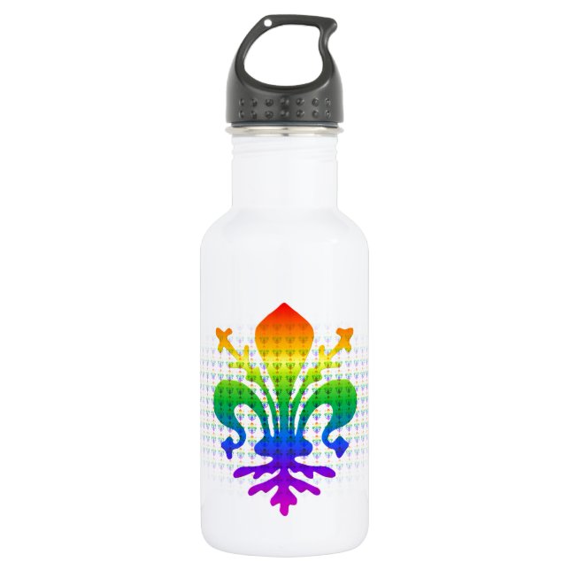 Garrafa Rainbow Fleur-de-lis (Frente)