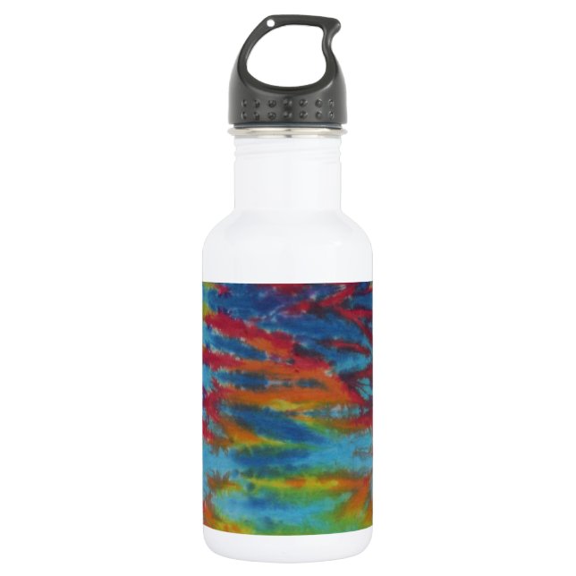 Garrafa Rainbow Tiger Stripes Tie Dye PhatDyes (Frente)