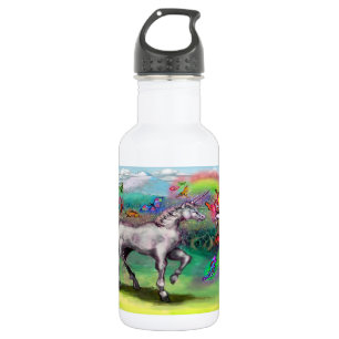 Garrafa Rainbow Unicorn Borboletas