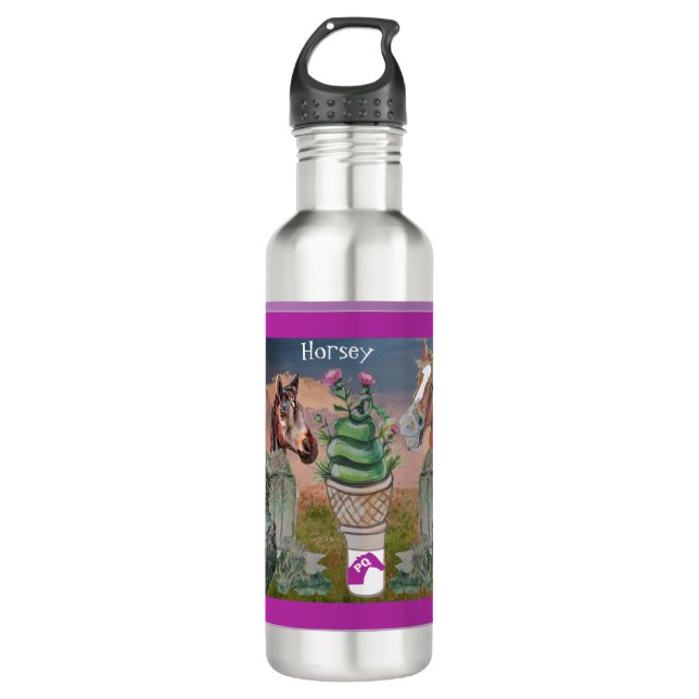 Garrafa rainha da pradaria, cone bonito de grama e esta (Frente)