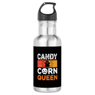 Garrafa Rainha do Candy Corn Halloween SVG Design