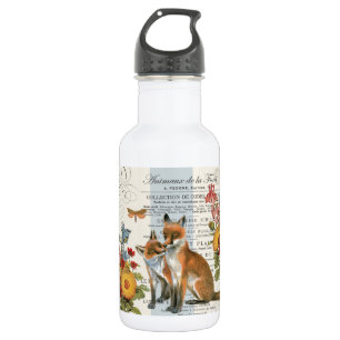 Garrafa Raposa moderna da floresta do vintage