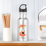Garrafa Raposa Vermelha Hipster Monopolo<br><div class="desc">Design personalizada com ilustração Adorável da raposa do hipster.</div>