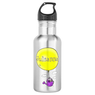 Garrafa Rato giro em lata com desenho de balão