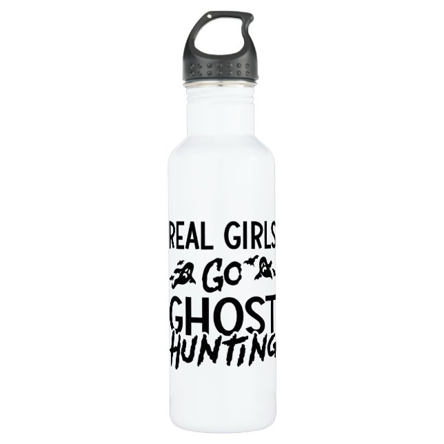Garrafa Real Girls Go Ghost Hunting Ghost Hunter Spooky (Frente)