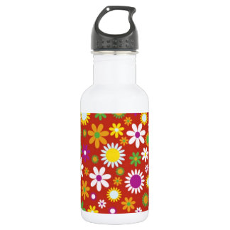 Garrafa Red Floral Art