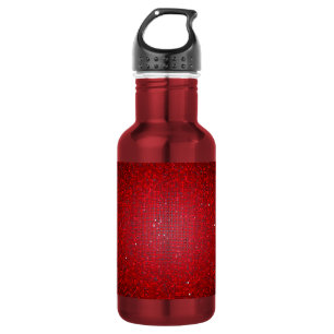 Garrafa Red Glitter Sequin Disco 32. Oz.