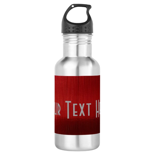 Garrafa Red Metalline Sheen (Frente)
