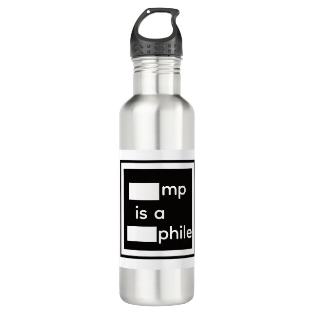 Garrafa Redacted Water Bottle (Frente)