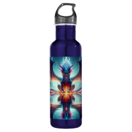 Garrafa Reflexão do Dragão Mágico Ai Art