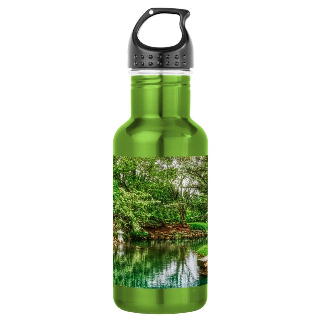 Garrafa Reflexões primavera Verde (Frente)