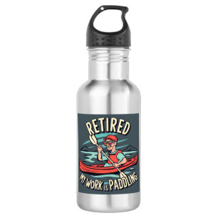 Garrafa Reformado Meu Trabalho Está Removendo Kayak