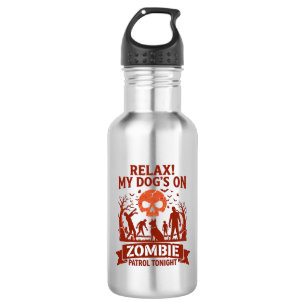 Garrafa Relaxar Cão Zumbi Patrulha Hoje à Noite Halloween