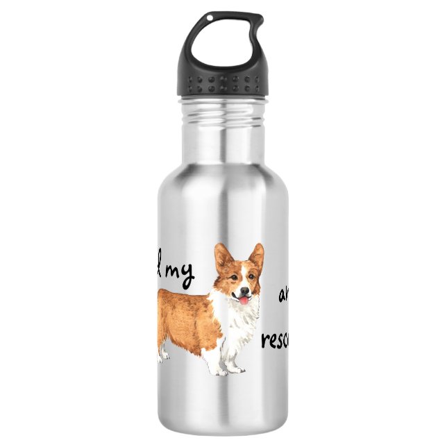 Garrafa Resgate Pembroke Welsh Corgi (Frente)