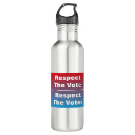 Garrafa Respeite a votação e o eleitor