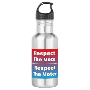Garrafa Respeite a votação e o eleitor