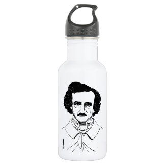 Garrafa Retrato de Edgar Allan Poe