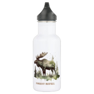 Garrafa Retrato de Mossy Moose Wildlife, personalizado