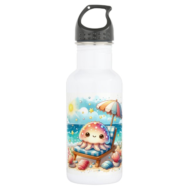 Garrafa Retrete de Relaxação de Água-Viva Personalizada (Frente)