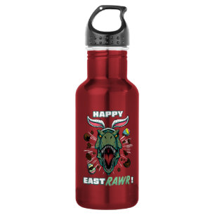 Garrafa Roaring T Rex Dinossaur Páscoa Happy East Rawr