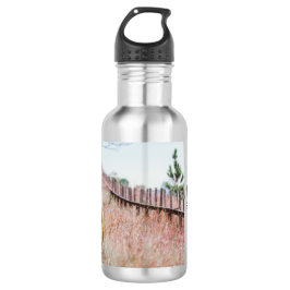 Garrafa Rosa de Aço de Fotografia Personalizada do Anivers