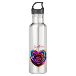 Garrafa Rosa de forma colorida