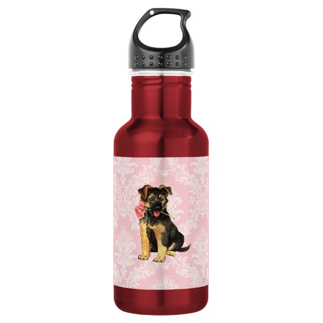 Garrafa Rosa namorados GSD (Frente)