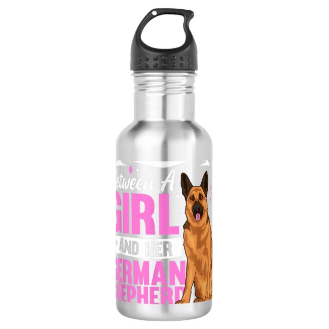 Garrafa Roupa de german shepherd de Cachorro para Mulheres (Frente)