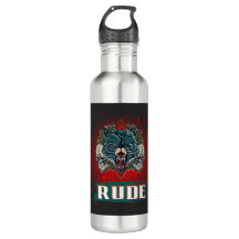 rude, crânio e urso