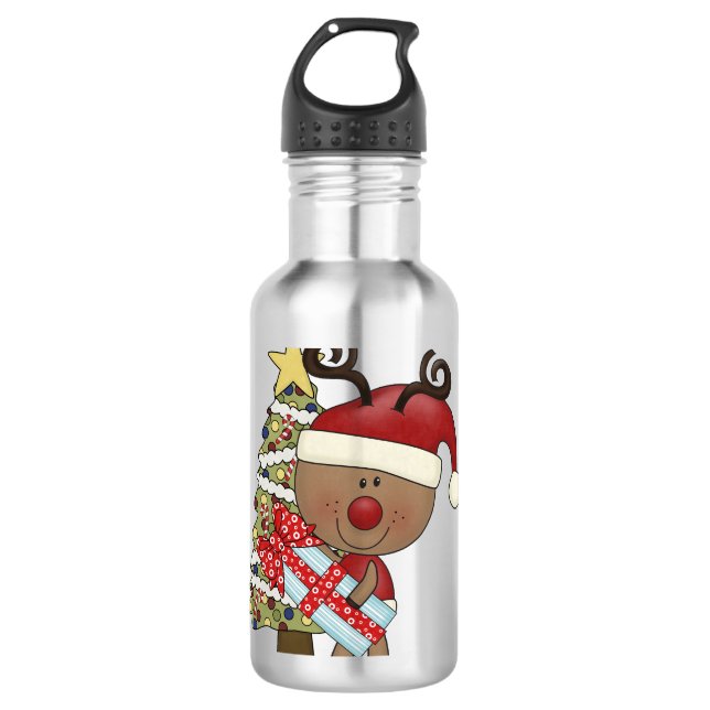 Garrafa Rudy Reindeer Holiday Tree (Frente)