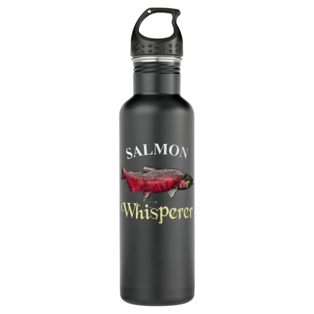 Garrafa Salmão Whisperer Dark (Frente)