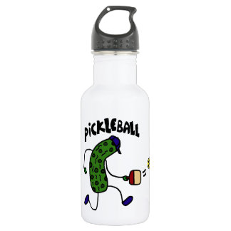Garrafa Salmoura engraçada que joga Pickleball