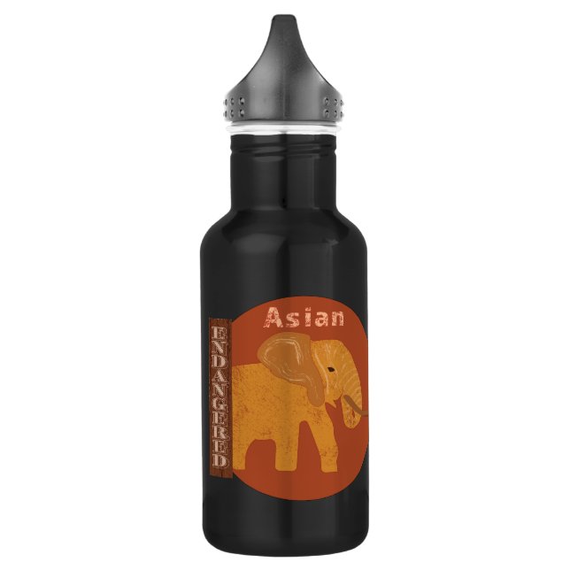 Garrafa Salvar elefantes asiáticos (Esquerda)