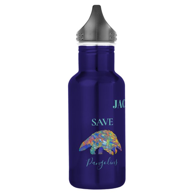 Garrafa Salve os Pangolins Personalizado (Esquerda)
