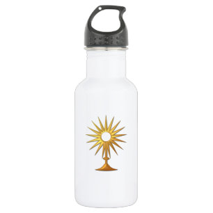 Garrafa Santo Eucarista em Monstrance ouro