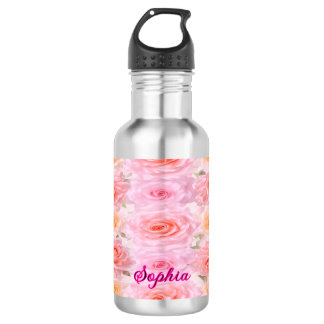 Garrafa Satin Roses Personalized Water Bottle