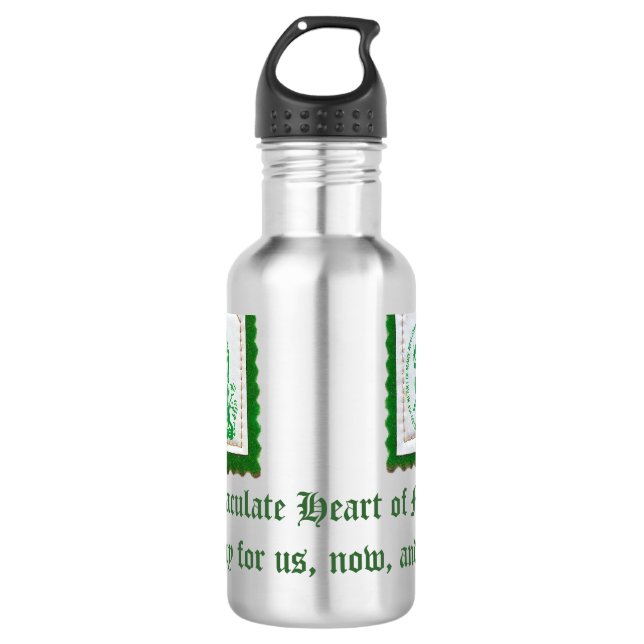 Garrafa Scapular verde da liberdade (Frente)