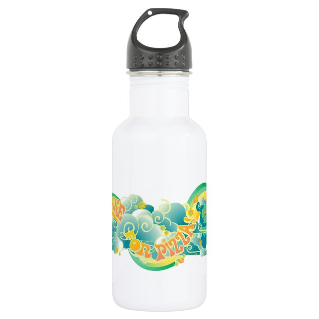 Garrafa Scooby-Doo | Mistério "I Brake For Pizza" (Frente)