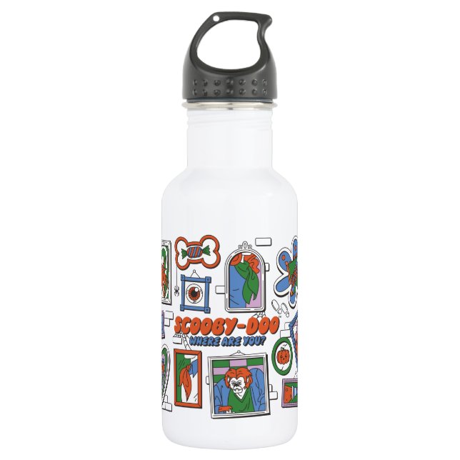 Garrafa Scooby-Doo Wall of Halloween Picture Frames (Frente)