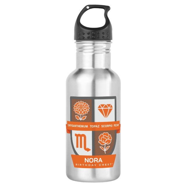 Garrafa Scorpio Birthday Crest™ for November 1-21 (Frente)
