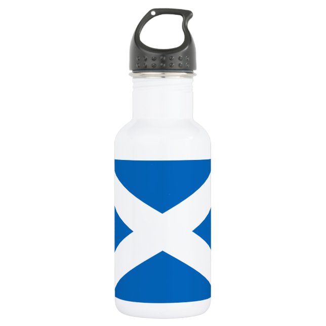 Garrafa Scottish Flag of Scotland Santo Andrew's Cross Sal (Frente)