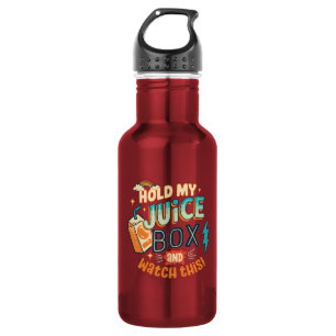 Garrafa segure minha caixa de suco e veja isso