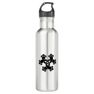 Garrafa Seis pincéis de encravamento