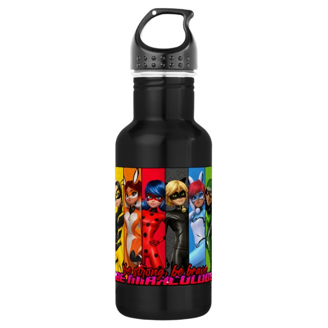 Garrafa Seja Forte, Corajosa, Seja Miraculosa (Frente)