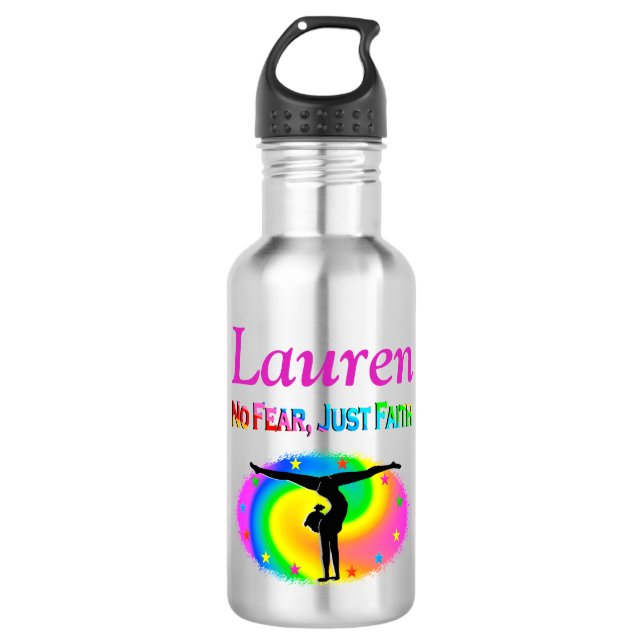 GARRAFA SEM MEDO, APENAS FAITH GYMNAST GYMNAST GARL WATTTT (Frente)