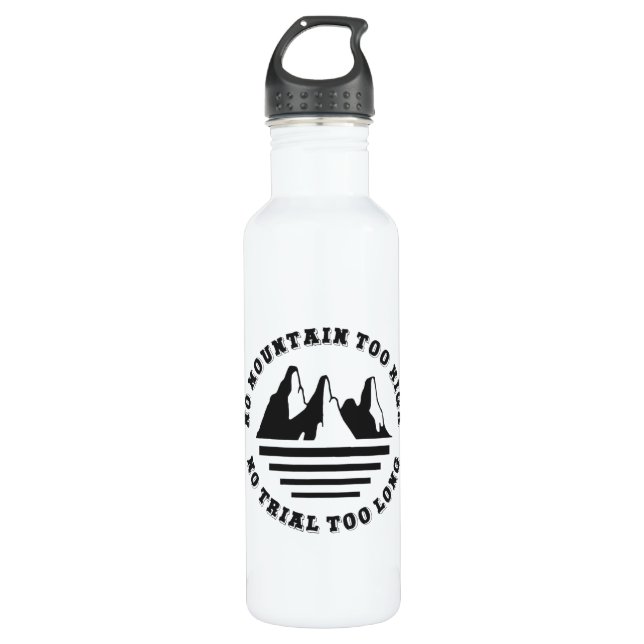 Garrafa Sem montanha muito alta, sem trilha muito longa (Frente)