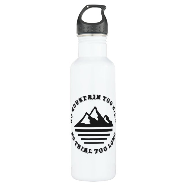 Garrafa Sem montanha muito alta, sem trilha muito longa (Frente)