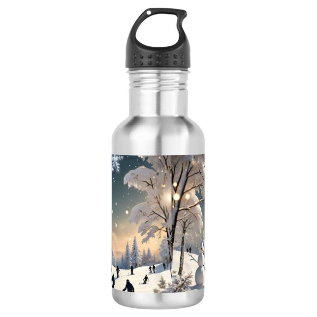 Garrafa Serene Snowy Nights (Frente)