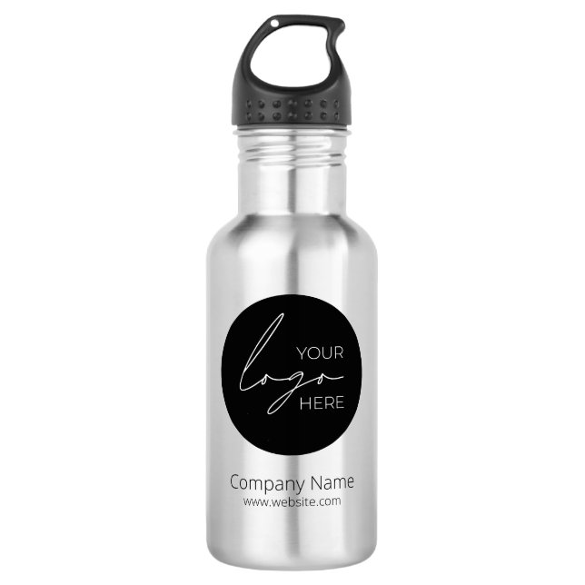 Garrafa Seu Promocional de logotipo comercial Empresa (Frente)